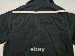 HOT VTG Men's BARBOUR A196 BEAUFORT PARKA LINED GRAY WAXED COAT Jacket C42 or L