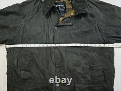 HOT VTG Men's BARBOUR A196 BEAUFORT PARKA LINED GRAY WAXED COAT Jacket C44 or L