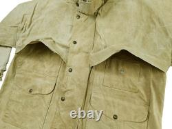 HOT VTG Men's FILSON 61N HUNTING PARKA WOOL LINING KHAKI WAXED COAT Jacket 44 L