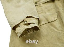HOT VTG Men's FILSON 61N HUNTING PARKA WOOL LINING KHAKI WAXED COAT Jacket 44 L