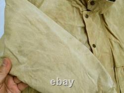 HOT VTG Men's FILSON 61N HUNTING PARKA WOOL LINING KHAKI WAXED COAT Jacket 44 L