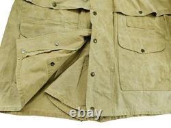 HOT VTG Men's FILSON 61N HUNTING PARKA WOOL LINING KHAKI WAXED COAT Jacket 44 L