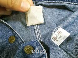 HOT VTG Men's LEE 0412 REPRO SANFORIZED CHORE WORKWEAR SCOVILL JP Denim JACKET L