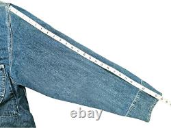 HOT VTG Men's LEE 0412 REPRO SANFORIZED CHORE WORKWEAR SCOVILL JP Denim JACKET L