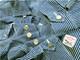 HOT VTG USA Men POINTER BRAND CHORE BARN WORKWEAR HICKORY Denim JACKET Jeans XL
