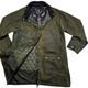 HOT Women's BARBOUR @ TORS WAXED PARKA QUILTED LINED OLIVE Jacket 16UK 12US L-XL