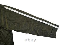 HOT Women's BARBOUR @ TORS WAXED PARKA QUILTED LINED OLIVE Jacket 16UK 12US L-XL