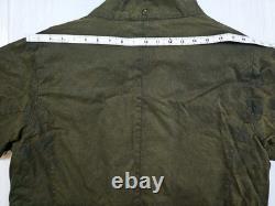 HOT Women's BARBOUR @ TORS WAXED PARKA QUILTED LINED OLIVE Jacket 16UK 12US L-XL