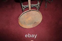 HUGE Antique Primitive Frying Pan Skillet Country Western Decor GIANT Frying Pan