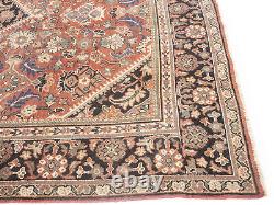 Handmade Floral Style Large 9X12 Medallion Semi Antique Oriental Rug Wool Carpet