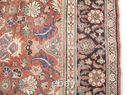 Handmade Floral Style Large 9X12 Medallion Semi Antique Oriental Rug Wool Carpet