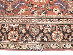 Handmade Floral Style Large 9X12 Medallion Semi Antique Oriental Rug Wool Carpet