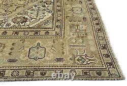 Handmade Large Floral Classic Design 9X12 Semi Antique Oriental Rug Wool Carpet