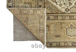 Handmade Large Floral Classic Design 9X12 Semi Antique Oriental Rug Wool Carpet