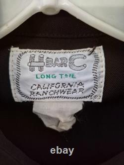 HbarC vintage western Brown embroidered shirt 24 Chest Which Should Be XL shirt