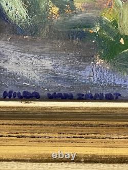 Hilda Van Zandt Antique California Landscape Oil Painting Old Modern Abstract 50