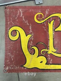 Historic Antique Cowboy BUFFALO BILL Wild West Painted Sideshow Banner, 1930s