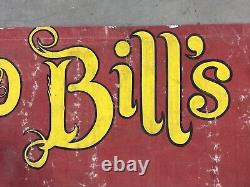 Historic Antique Cowboy BUFFALO BILL Wild West Painted Sideshow Banner, 1930s