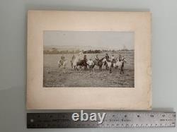 Historic Original Cowboy Photo Cabinet Card H. F. Peirson Denver 1890