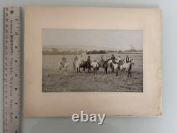 Historic Original Cowboy Photo Cabinet Card H. F. Peirson Denver 1890