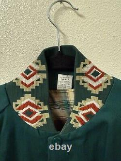 Houston Livestock Show & Rodeo Vintage Jacket Aztec Trim Adult Large