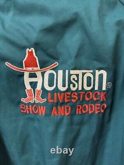 Houston Livestock Show & Rodeo Vintage Jacket Aztec Trim Adult Large