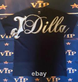 J-Dilla Vintage Stussy Top Black And Gold/Bronze Size Large