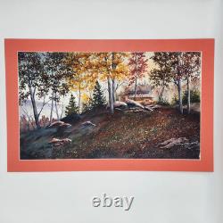 Jon Alan Birdsong Original Watercolor Southwest New Mexico Landscape Art Framed