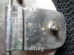 LARGE CUSTOM WESTERN JIM NAME COWBOY BELT BUCKLE! VINTAGE! RARE! HANDMADE! 1970s