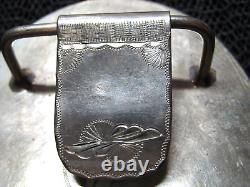 LARGE CUSTOM WESTERN JIM NAME COWBOY BELT BUCKLE! VINTAGE! RARE! HANDMADE! 1970s