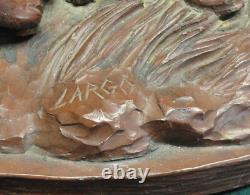 LARGO Large Western Sculpture COWBOY AND HIS FOUR DOGS Limited Edition 870/7500