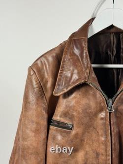 LEATHER 1930s Horsehide German jacket antique M-L
