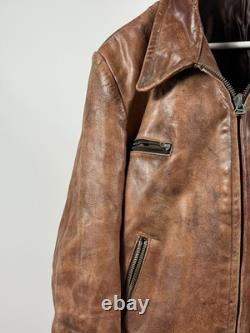 LEATHER 1930s Horsehide German jacket antique M-L