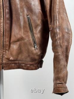 LEATHER 1930s Horsehide German jacket antique M-L