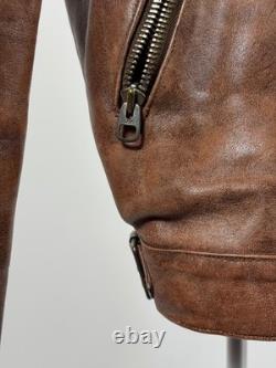 LEATHER 1930s Horsehide German jacket antique M-L