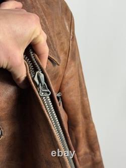 LEATHER 1930s Horsehide German jacket antique M-L