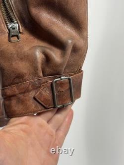 LEATHER 1930s Horsehide German jacket antique M-L