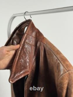 LEATHER 1930s Horsehide German jacket antique M-L