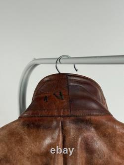 LEATHER 1930s Horsehide German jacket antique M-L