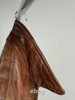 LEATHER 1930s Horsehide German jacket antique M-L