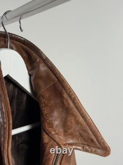 LEATHER 1930s Horsehide German jacket antique M-L