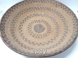 LRG 19c WESTERN APACHE 13+ TRAY FORM BASKET INVESTMENT / MUSEUM GRADE