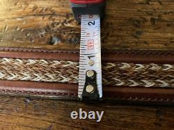 Large Alexander Kalifano Sterling Silver Belt Buckle Horsehair 38-391.25.75