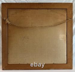 Large Antique Blue bonnets Landscape Painting Julian Onderdonk Style