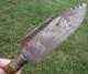 Large Antique Buffalo Skinning Butchering Camp Knife Fur Trade Indian War Era