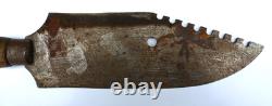 Large Antique Buffalo Skinning Butchering Camp Knife Fur Trade Indian War Era