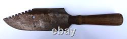 Large Antique Buffalo Skinning Butchering Camp Knife Fur Trade Indian War Era