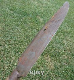 Large Antique Buffalo Skinning Butchering Camp Knife Fur Trade Indian War Era