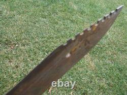 Large Antique Buffalo Skinning Butchering Camp Knife Fur Trade Indian War Era