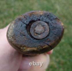 Large Antique Buffalo Skinning Butchering Camp Knife Fur Trade Indian War Era